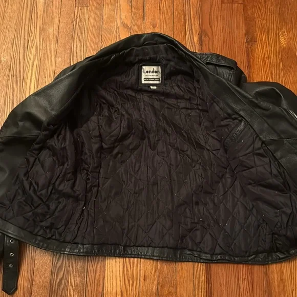 80’s London Leatherwear Vintage Genuine Leather Jacket - Picture 12 of 15